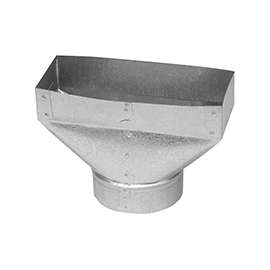 Imperial GV0694-A Universal Boot, 4 in L, 10 in W, 5 in H, Steel, Galvanized