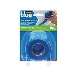 ScotchBlue 2093EL-RF Painter's Tape, 60 yd L, 1-1/2 in W, Acrylic Adhesive, Blue