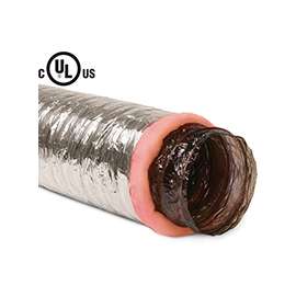 Imperial MEA-0325 Air Duct, 25 ft L, Polyester, Silver
