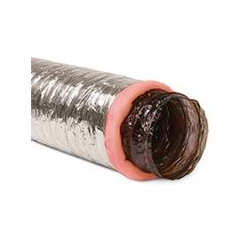 Imperial MEA-0610 Air Duct, 10 ft L, Polyester, Silver