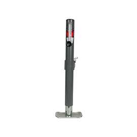 BULLDOG 158151 Trailer Jack, 2000 lb Lifting, 2 ft 5-5/16 in Max Lift H, 41.8 in OAH, Steel
