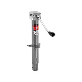 BULLDOG 155157 Trailer Jack, 2000 lb Lifting, 1 ft 9-1/2 in Max Lift H, 34.6 in OAH, Steel