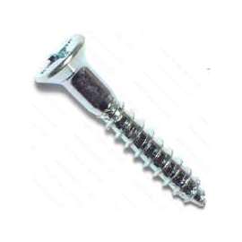 MIDWEST FASTENER 02579 Screw, #10 Thread, 1-1/4 in L, Coarse Thread, Flat Head, Phillips Drive, Sharp Point, Steel, Zinc