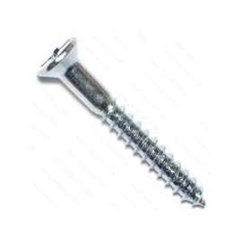 MIDWEST FASTENER 02580 Screw, #10 Thread, 1-1/2 in L, Coarse Thread, Flat Head, Phillips Drive, Sharp Point, Steel, Zinc