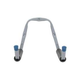 CRAWFORD HHA2 Ladder Hanger, 75 lb, Wall Mounting, Steel, Gray, Powder-Coated