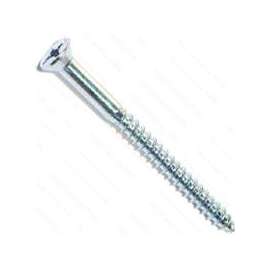 MIDWEST FASTENER 02584 Screw, #10 Thread, 2-1/2 in L, Coarse Thread, Flat Head, Phillips Drive, Sharp Point, Steel, Zinc