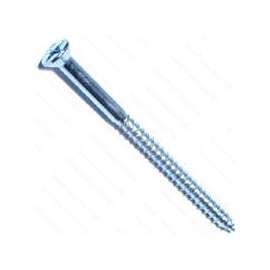 MIDWEST FASTENER 02585 Screw, #10 Thread, 3 in L, Coarse Thread, Flat Head, Phillips Drive, Sharp Point, Steel, Zinc