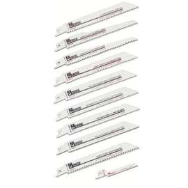 Bimetal Reciprocating Saw Blades, 12 in x 3/4 in, 10/14 TPI, Most Metals