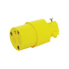 Eaton Wiring Devices 4887-BOX Electrical Connector, 2 -Pole, 15 A, 125 V, NEMA: NEMA 5-15, Yellow