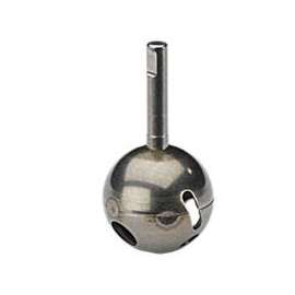 DELTA RP70MBS Faucet Ball Assembly, Stainless Steel, Clear, For: Single Lever Handle Faucets