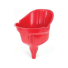 FloTool 10705EMI/05063 Funnel, Resin, Red, 9 in H