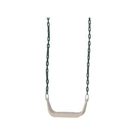 PLAYSTAR PS 7946 Rigid Swing Seat, Metal/Plastic, Beige/Cream
