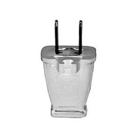 Eaton Wiring Devices SA940W Electrical Plug, 2 -Pole, 15 A, 125 V, NEMA: NEMA 1-15, White