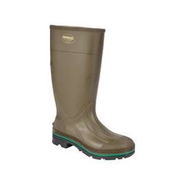 Servus Northener Series 75120-14 Non-Insulated Work Boots, 14, Brown/Green/Olive, PVC Upper, Insulated: No