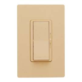 Lutron Diva DV-600PH-IV Dimmer, 120 V, 600 W, Halogen, Incandescent Lamp, Ivory