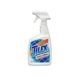 Tilex 01195 Mold and Mildew Stain Remover, 32 oz, Liquid, Bleach, Faint Yellow