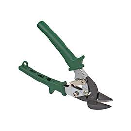 Malco AVsMini Series AVM7 EV Aviation Snip, Right Cut, Spring-Loaded Handle, Green Handle