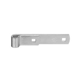 National Hardware N131-060 Strap Hinge, 0.19 in Thick Leaf, Steel, Zinc, 100 lb