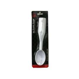 CHEF CRAFT 20746 Ice Cream Scoop, 7-1/2 in L, Plastic, White