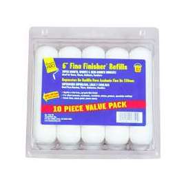 FOAMPRO 176-10 Roller Refill, 3/8 in Thick Nap, 6 in L, Foam Cover