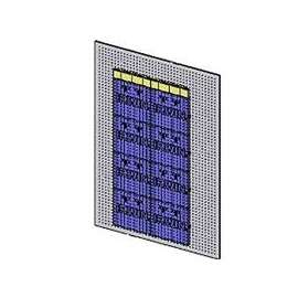 IRWIN 4935000 Display Blue Wall, 4 ft W, 4 ft H, 4 ft L, Plastic