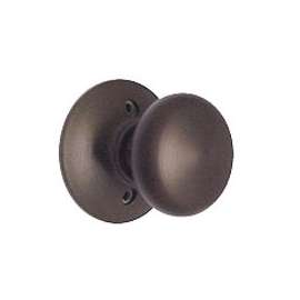 Schlage Plymouth F170 PLY 613 Non-Turning Dummy Door Knob with Camelot Trim, Oil-Rubbed Bronze