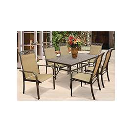 Seasonal Trends Outdoor Dining Table, 60 In W X 38 In H, Steel