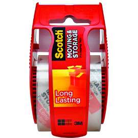 Scotch 165 Packaging Tape, 800 in L, 1.88 in W, Clear