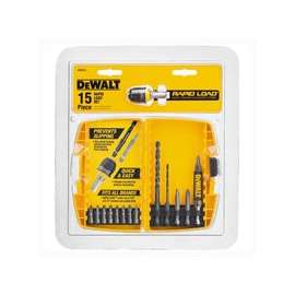 DeWALT DW2513 Drill Bit Set, Steel, Silver, 15-Piece