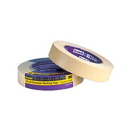 Scotch 2040-2A-BK Masking Tape, 60 yd L, 2 in W, Paper Backing, Natural