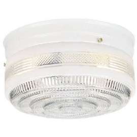 9"WHT Drum Ceil Fixture