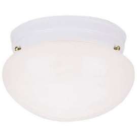 7-1/2" WHT Ceil Fixture