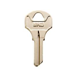 HY-KO 11010CO26 Key Blank, Brass, Nickel, For: Corbin Russwin Cabinet, House Locks and Padlocks