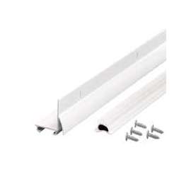 M-D 06395 Door Bottom with Drip Cap, 36 in L, 1-3/8 in W, 1-3/32 in H, Aluminum