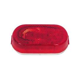 PM V108WR Marker Light, 12 V, Incandescent Lamp, Red Lens, Screw Mounting