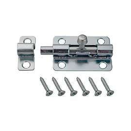 ProSource CL-701-PS Barrel Bolt, 0.31 Dia in Bolt Head, 6 in L Bolt, Steel, Zinc