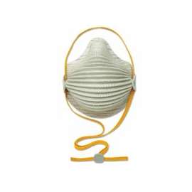 Airwave N95 Disposable Particulate Respirators, Oil-Free Filters, M/L