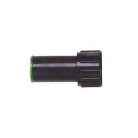 Raindrip R303CT Compression Hose End Plug, 1/2 in, ABS, Black