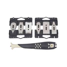 HYDE 10450 Contour Scraper, Stainless Steel Blade, Ergonomic Handle