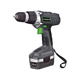 Genesis GCD18BK Drill/Driver, 18 V Battery, 3/8 in Chuck