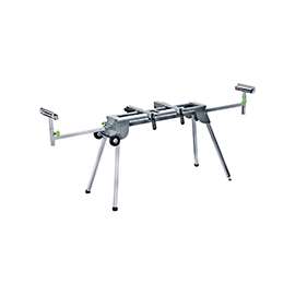 Genesis GMSS400W Miter Saw Stand, 400 lb, 41-1/4 to 110 in W Stand, 32-1/4 to 39 in H Stand, Steel