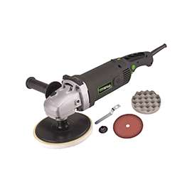 Genesis GSP1711 Variable Speed Sander/Polisher, 11 A, 5/8-11 UNC Spindle, 600 to 3000 rpm Speed, Auxiliary Handle