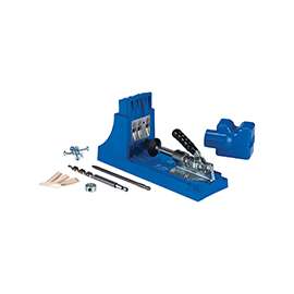 Kreg K4 Pocket-Hole Jig, 3-Guide Hole, Nylon, For 1/2 to 1-1/2 in Thick Materials