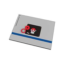 Kreg PRS1025 Heavy-Duty Router Table Top, 9-1/4 x 11-3/4 x 3/8 in Insert-Plate, Laminate/MDF/Steel
