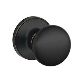 Schlage Stratus Series J10 STR 716 Passage Door Knob, Brass, Aged Bronze