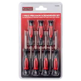 Plextool 7pcs Precision Screwdriver Set Slotted, & Torx (PLX00306)