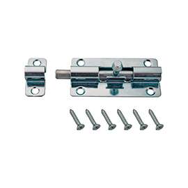 ProSource SS-B06-PS Barrel Bolt, 0.31 Dia in Bolt Head, 6 in L Bolt, Stainless Steel, Stainless Steel