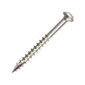 Kreg SML-C150S5-100 Pocket-Hole Screw, #8 Thread, 1-1/2 in L, Coarse Thread, Maxi-Loc Head, Square Drive, Sharp Point