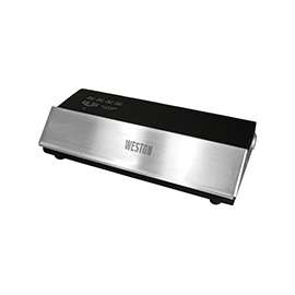 Weston Professional Series 65-0501-W Vacuum Sealer, 11 in L Sealing Bar, 210 W, Stainless Steel