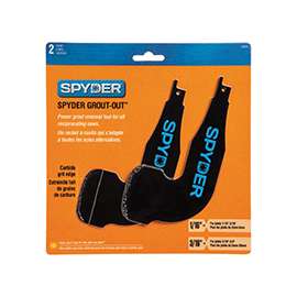 Spyder Grout Out 100234 Grout Remover, Carbon Steel Blade